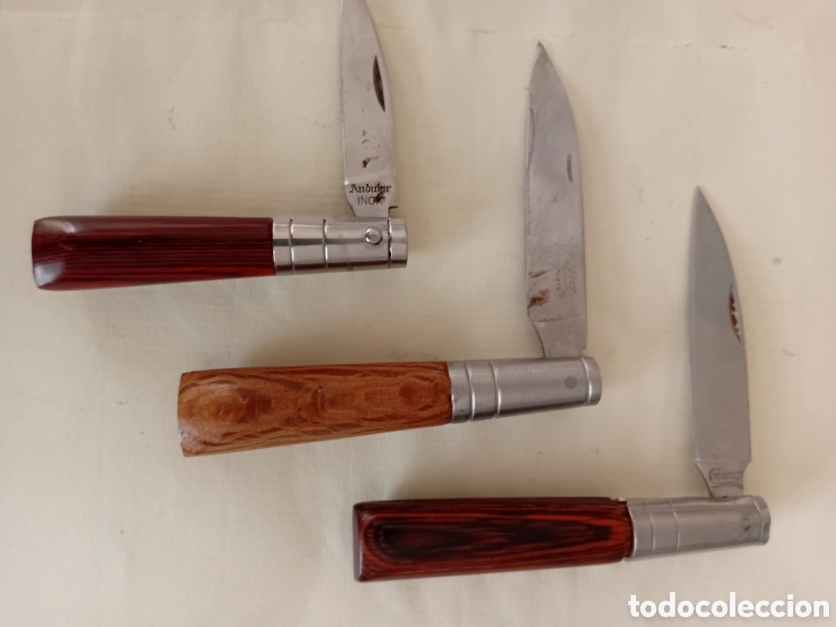 Militaria: LOTE DE TRES NAVAJAS - Foto 2