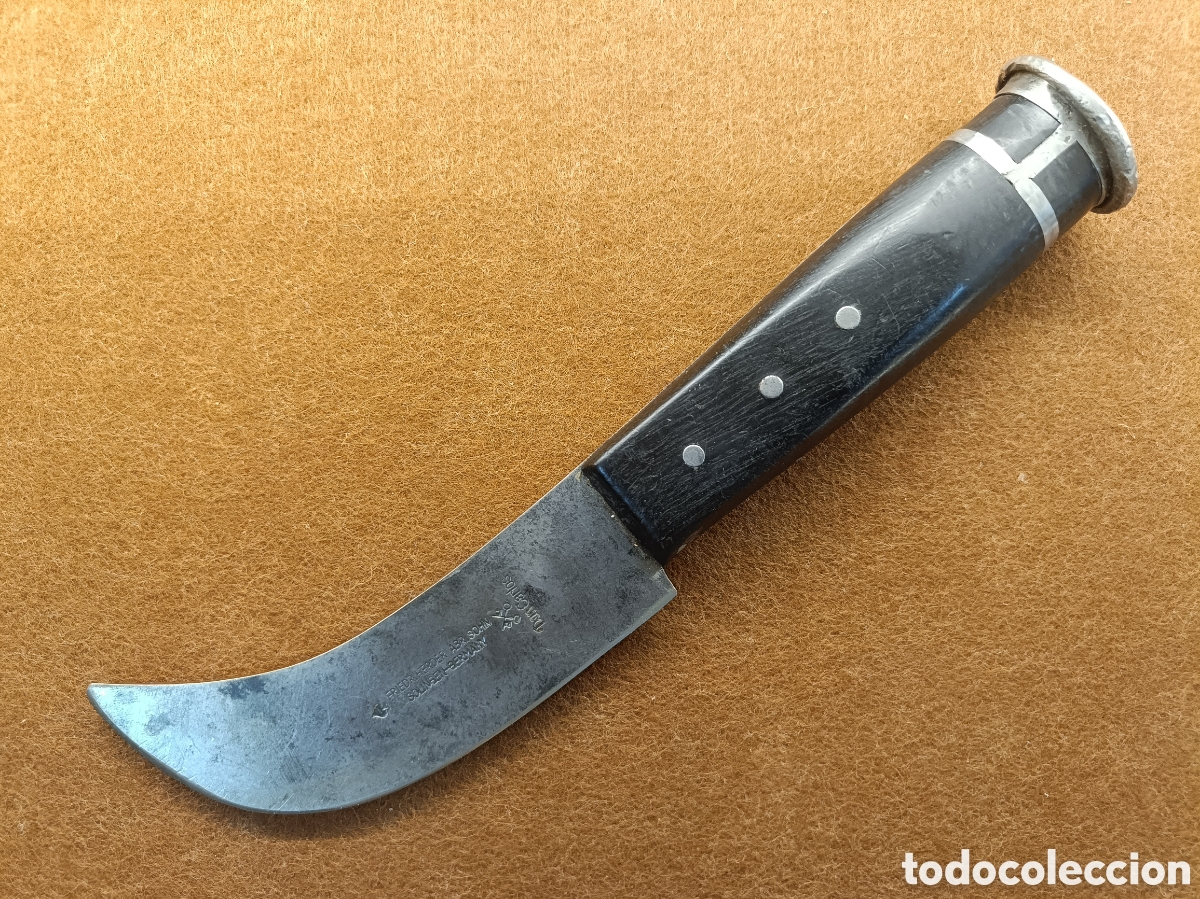 Militaria: CUCHILLO DE CAZA ALEMAN PARA DESOLLAR . FRIEDR.HERDER ABR.SOHN. DON CARLOS