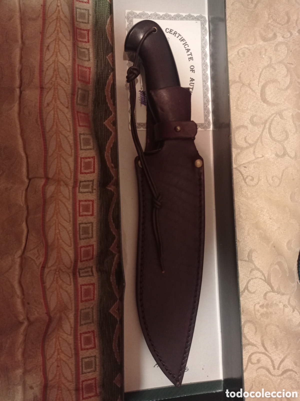 Militaria: Cuchillo artesano Bowie Jean Hafinec