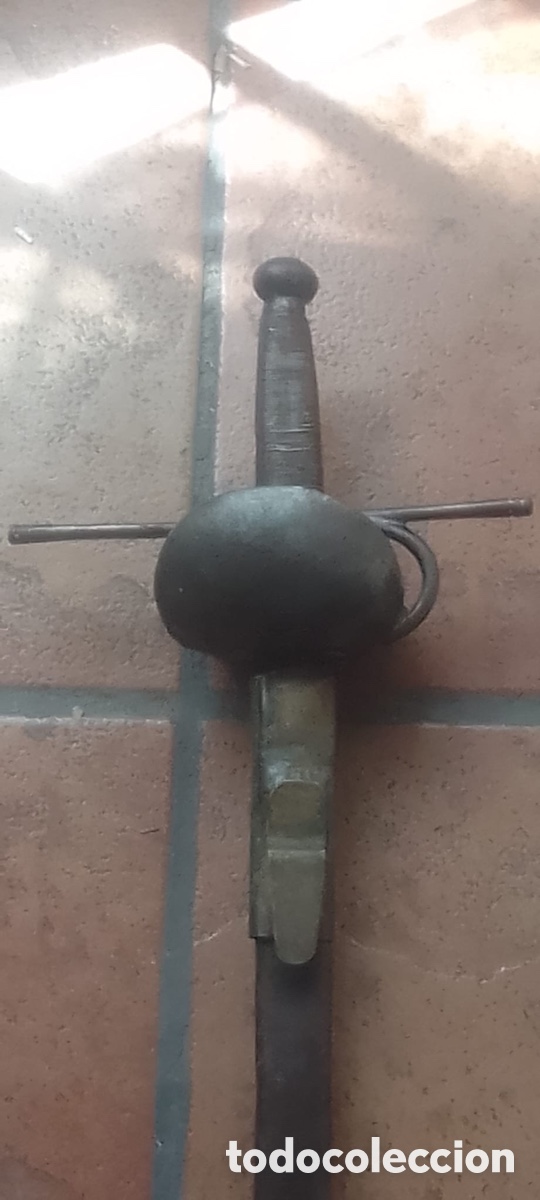 Militaria: Espada de la barquilla con funda - Foto 3