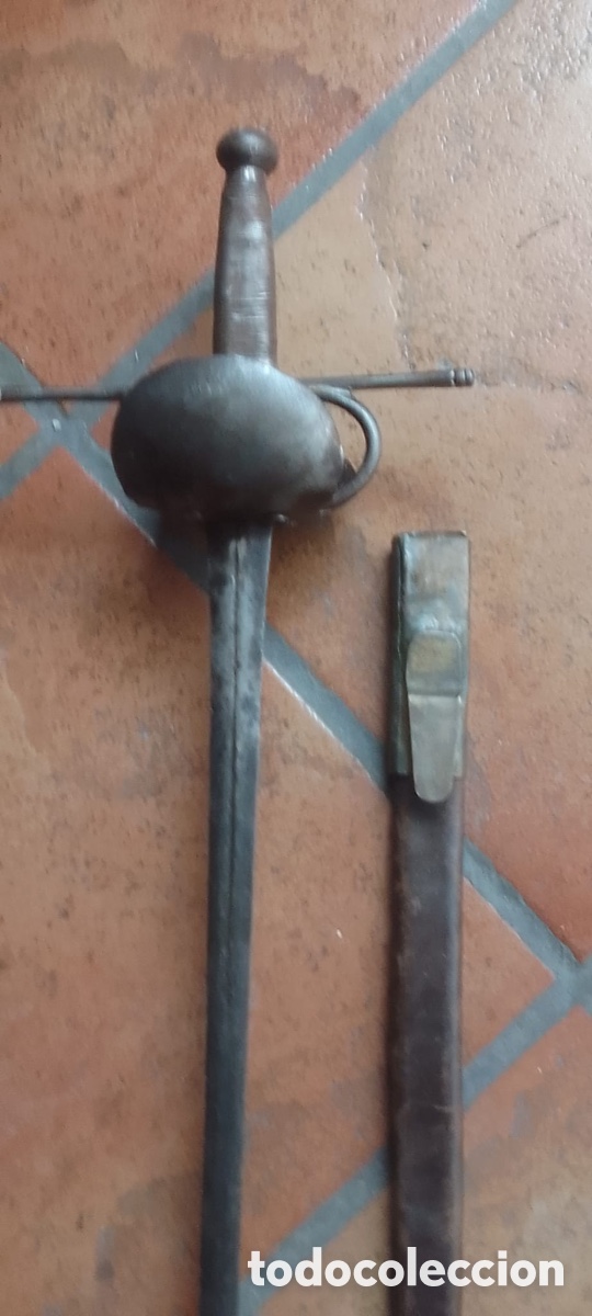 Militaria: Espada de la barquilla con funda - Foto 1