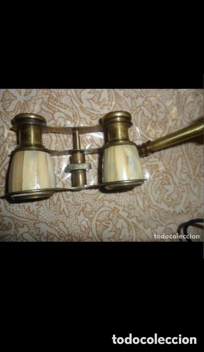 Militaria: prism&aacute;ticos de teatro de n&aacute;car - Foto 2