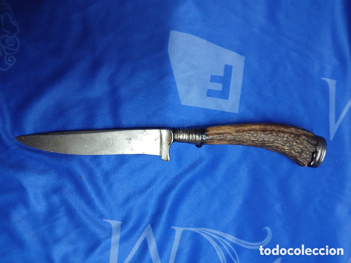 Militaria: Cuchillo con marcajes mango de alta con marcajes - Foto 2