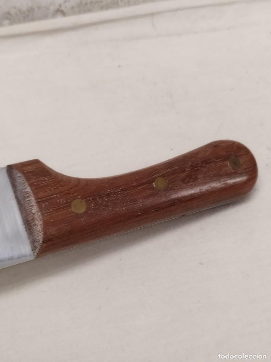 Militaria: Antiguo gran cuchillo, machete. Java Inox. - Foto 2