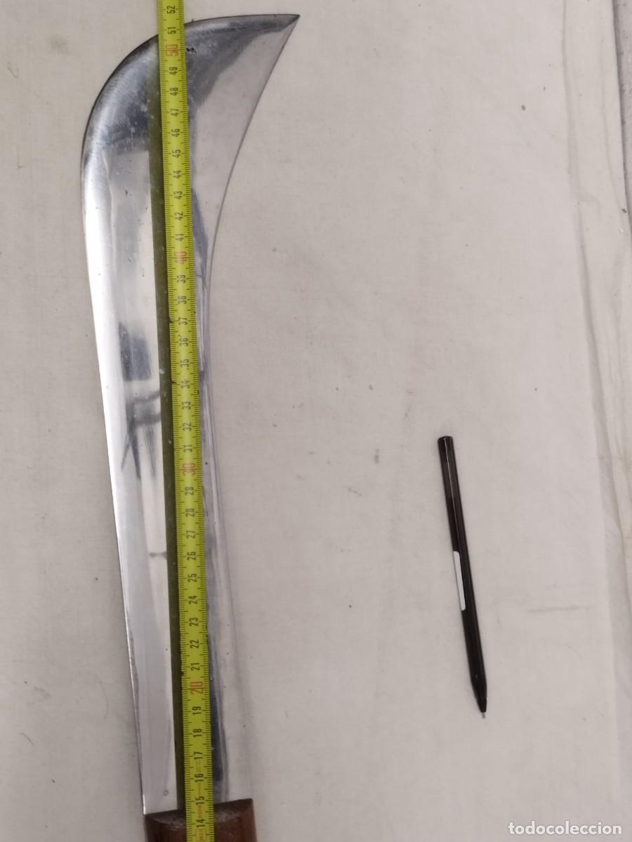 Militaria: Antiguo gran cuchillo, machete. Java Inox. - Foto 4