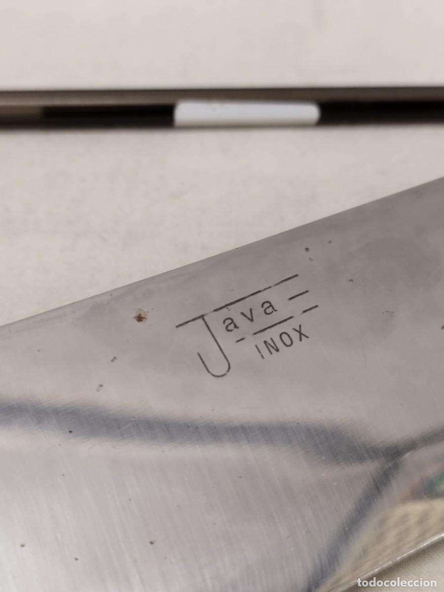 Militaria: Antiguo gran cuchillo, machete. Java Inox. - Foto 6