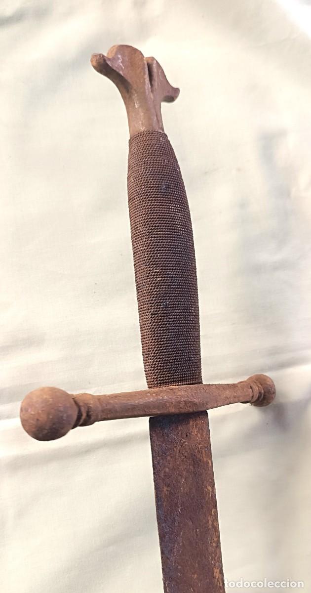Militaria: GRAN ESPADA DE DOS MANOS. - Foto 6