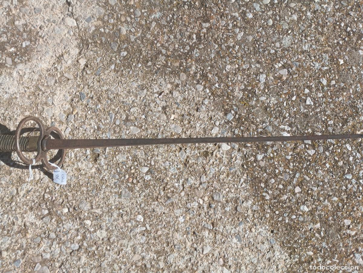 Militaria: Florete de 76cms. aprox. de longitud total. - Foto 7