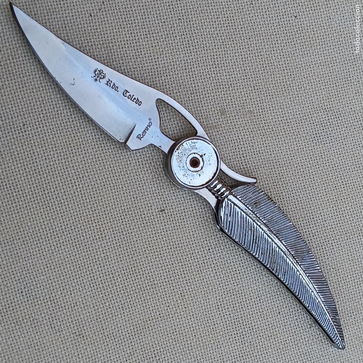 Militaria: NAVAJA MARCA RENNO / ANDUJAR - ALBACETE - MODELO PLUMA. RDO. DE TOLEDO.