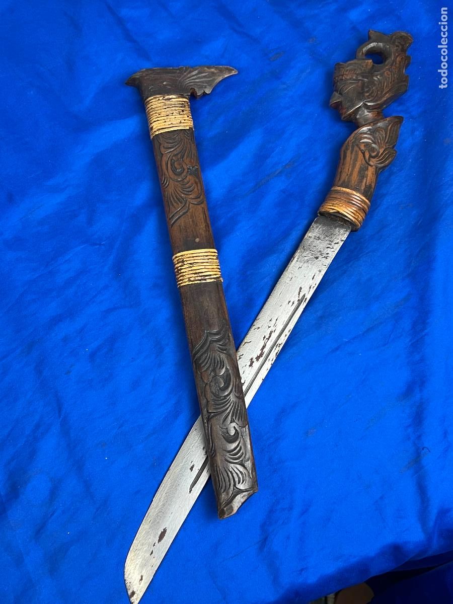 Militaria: ESPADA INDONESIA GOLOK O SIMILAR