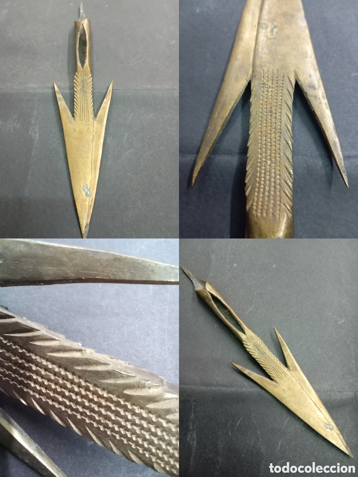 Militaria: ANTIGUA PUNTA DE LANZA ESTILETE TRIBAL INDO PERSA AFRICA INDIA 25.6 cm Caza Mayor S.XIX CINEGETICA