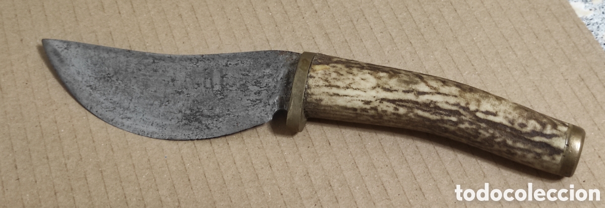 Militaria: CUCHILLO ARTESANAL DE CAZA