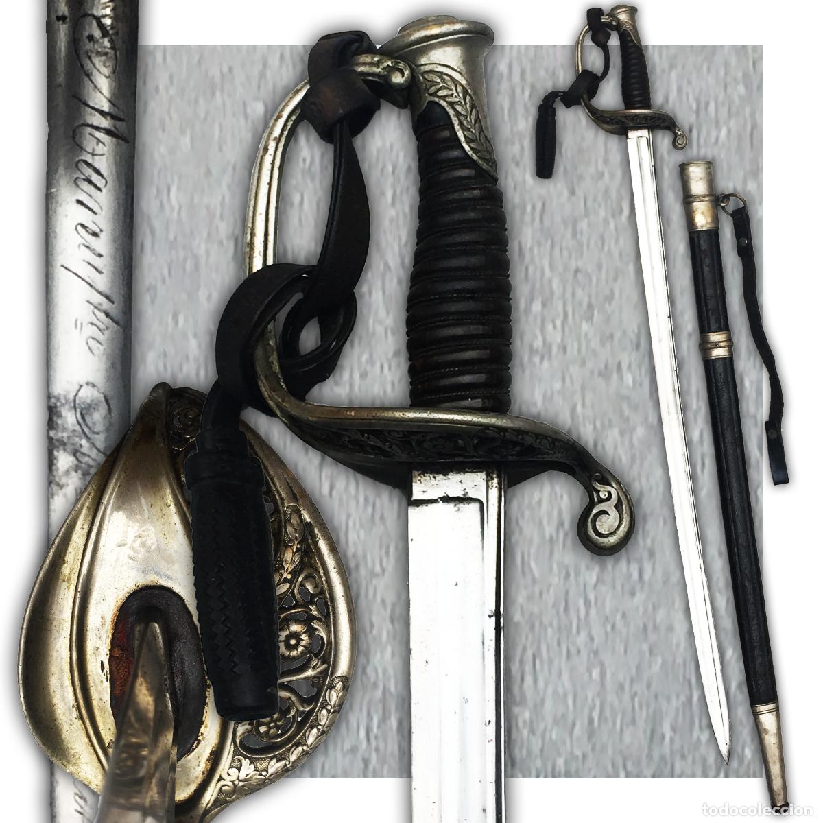 Military Antiques: SUPERBE & RARE SABRE D'ADJUDANT FRANCAIS OU BELGE MOD.1845 XIX ORIGINAL