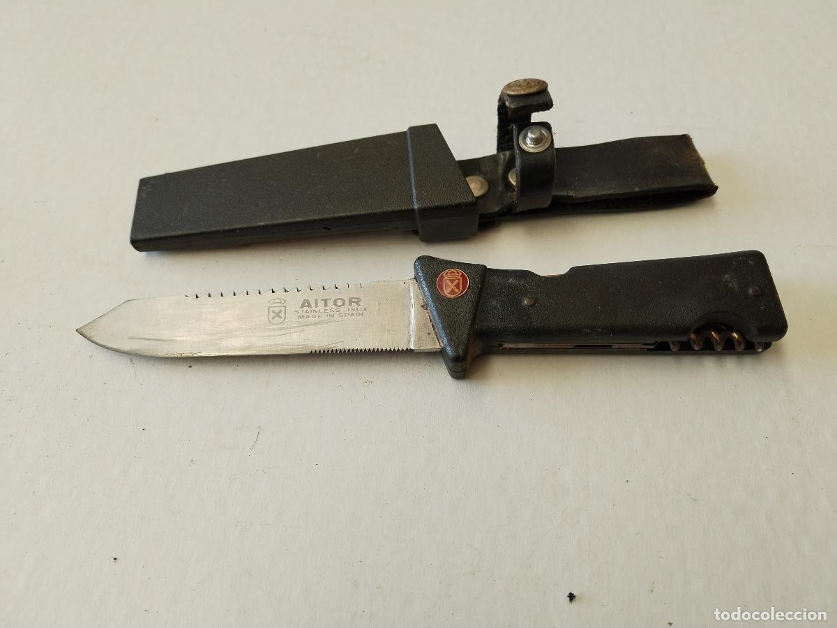 Militaria: cuchillo aitor con funda - Foto 1