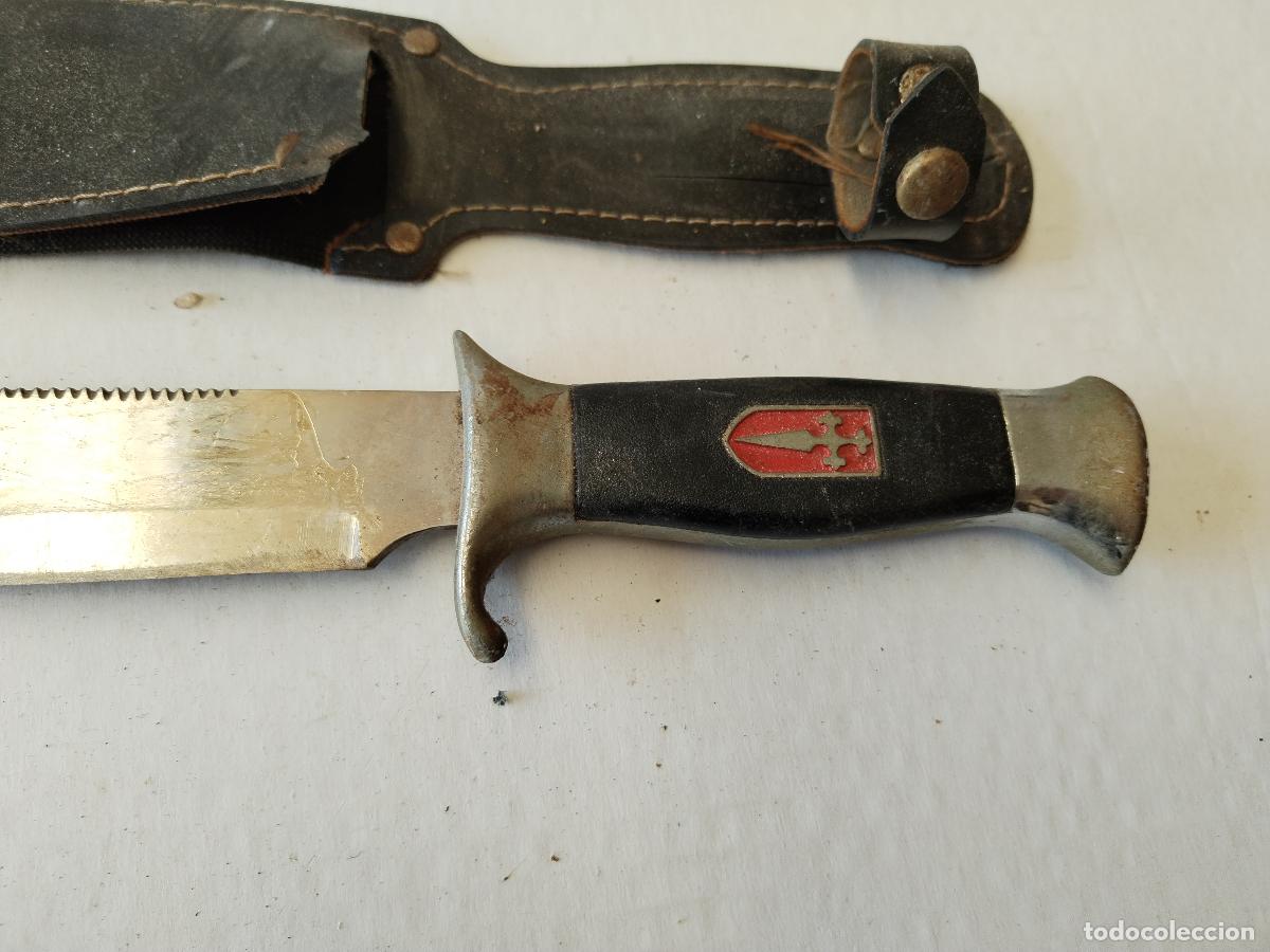 Militaria: cuchillo de monte con funda boy scouts - Foto 4