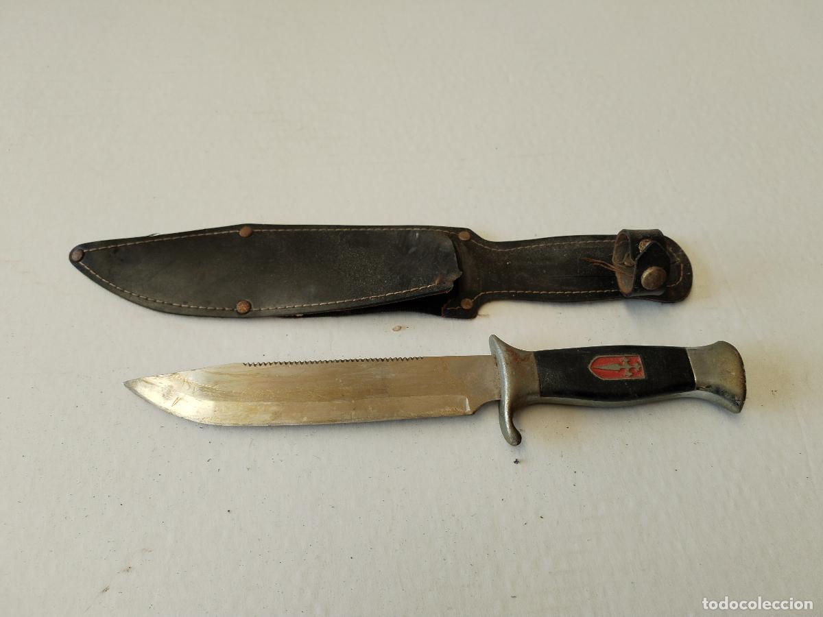 Militaria: cuchillo de monte con funda boy scouts - Foto 1