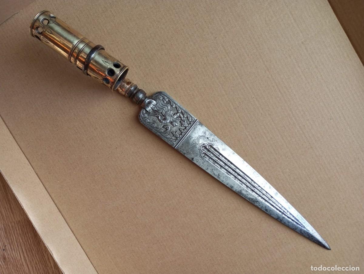 Militaria: BAYONETA DE LUJO SUR DE ITALIA S.XVIII