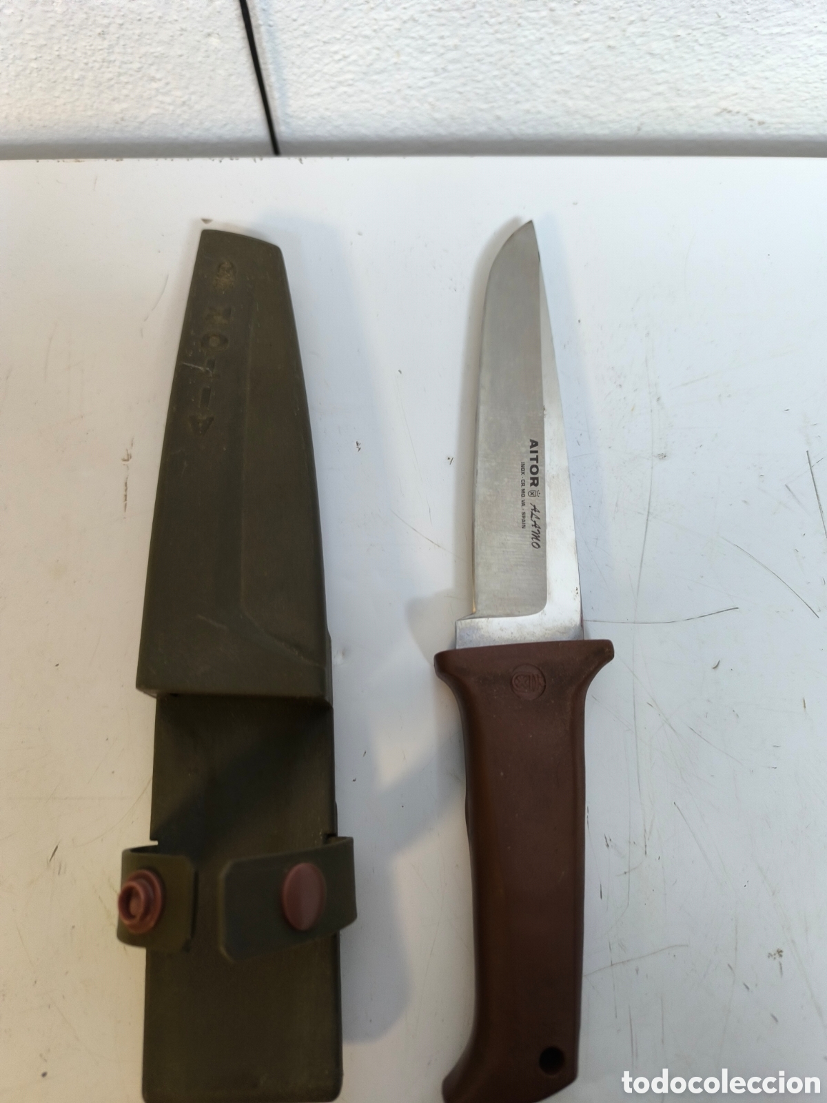 Militaria: Precioso cuchillo Aitor