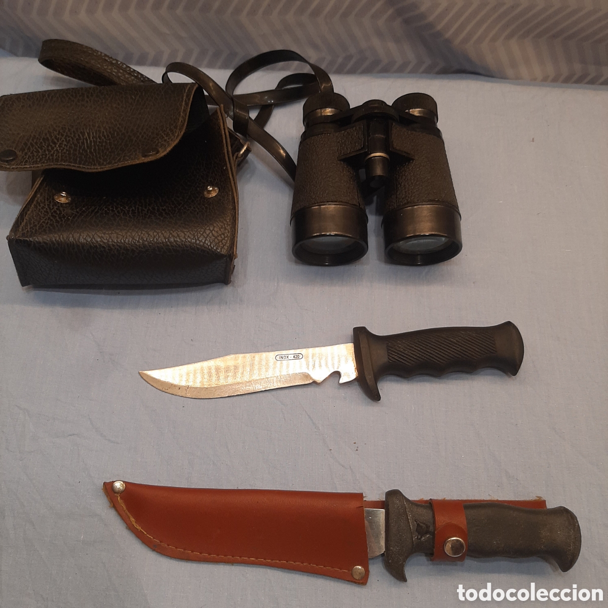 Militaria: Bonitos cuchillos y prism&aacute;ticos