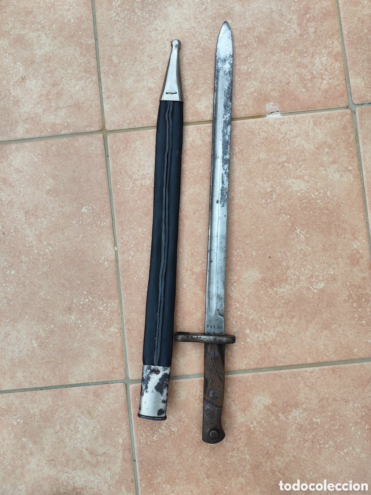 Militaria: Bayoneta espa&ntilde;ola m&aacute;user 1916