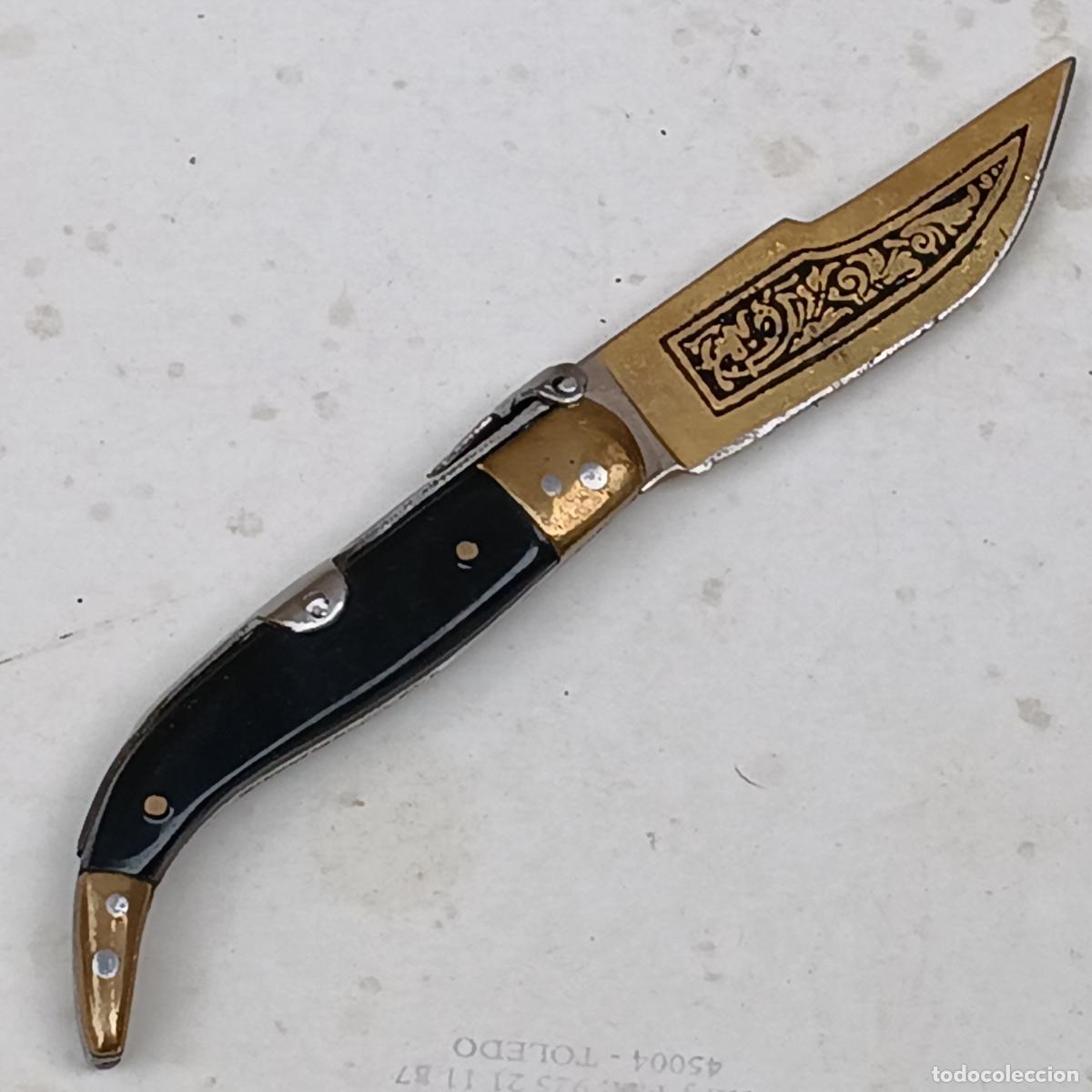 Militaria: NAVAJA DE ALBACETE - CABRITERA - CON GRABADOS / TOLEDO.