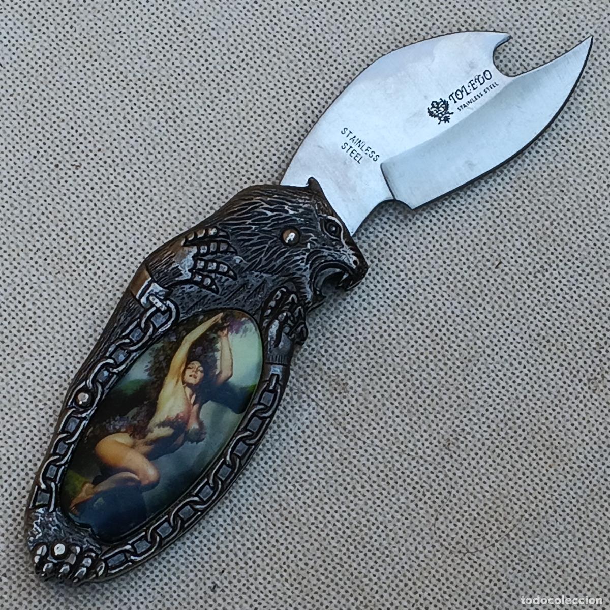 Militaria: NAVAJA MARCADA TOLEDO - DE COLECCION.