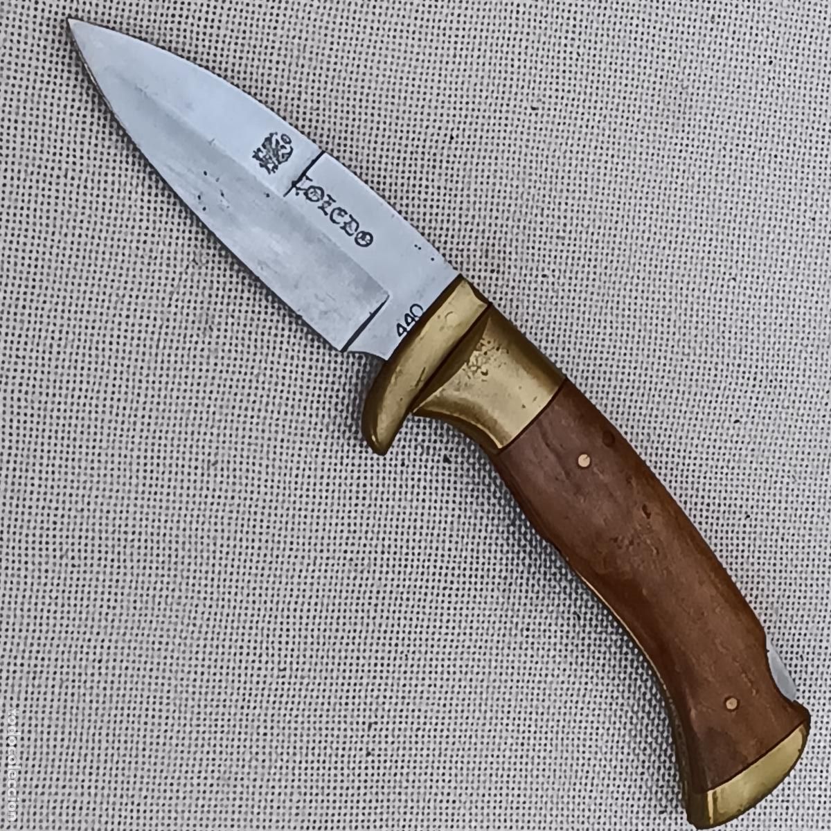 Militaria: NAVAJA DE CALIDAD MARCA TOLEDO - ACERO 440 - INOX.