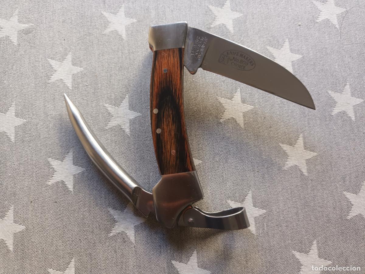 Militaria: NAVAJA CUCHILLO YATE BARCO. KINIFE MAKERS. JAPAN. JET AER CORP. PATERSON. N.J USA