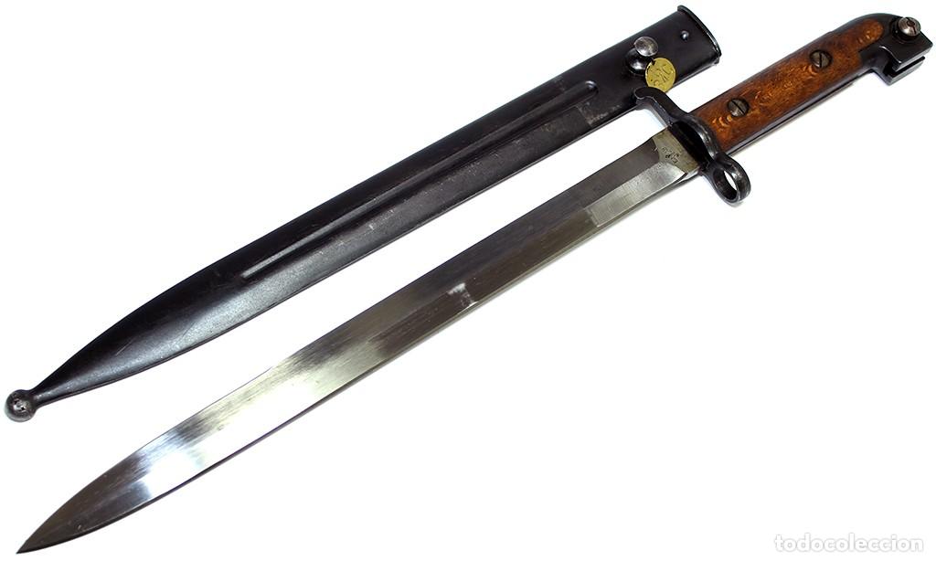 Militaria: ORIGINAL Swedish bayonet M 1914 W/Scabbard bayoneta sueca