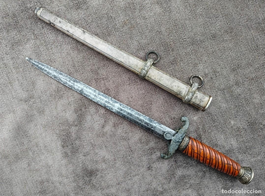 Militaria: ORIGINAL Daga alemana de Oficial del Heer, Wehrmacht, TERCER REICH RARO WWII