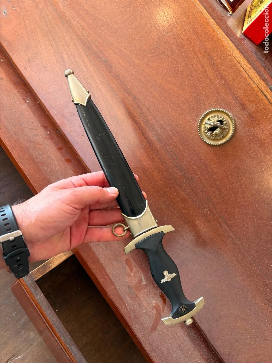 Militaria: DAGA ALEMANA, &Aacute;GUILA Y MARCAJE RZM M7/36, CON FUNDA, (NAZI)