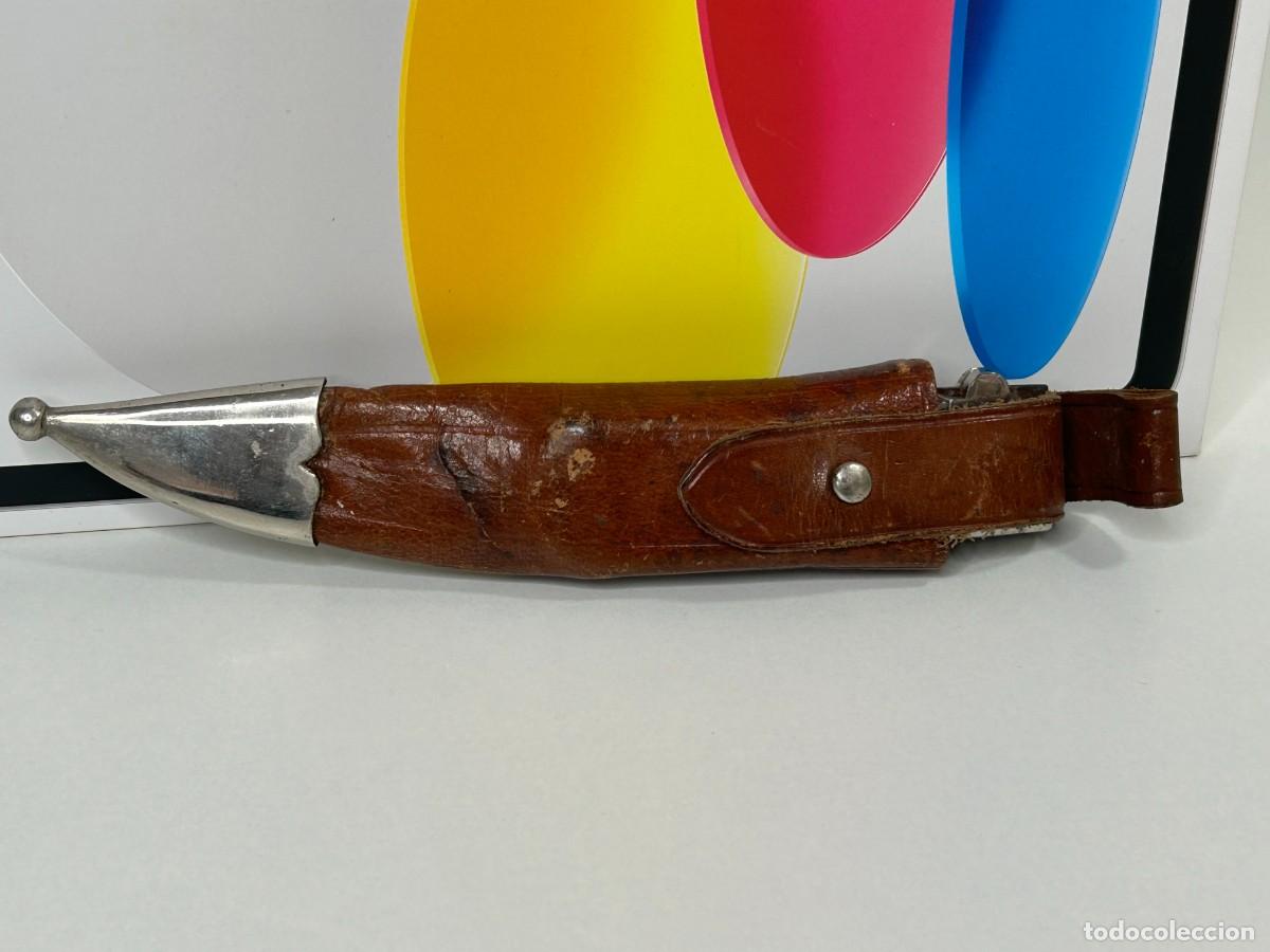 Militaria: ANTIGUO CUCHILO PLEGABLE TOLEDO CON SU FUNDA