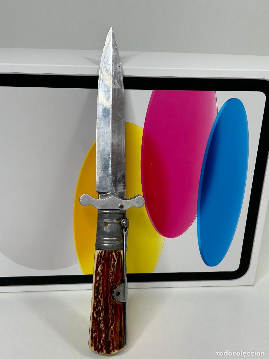 Militaria: ANTIGUO CUCHILO PLEGABLE ALBACETE