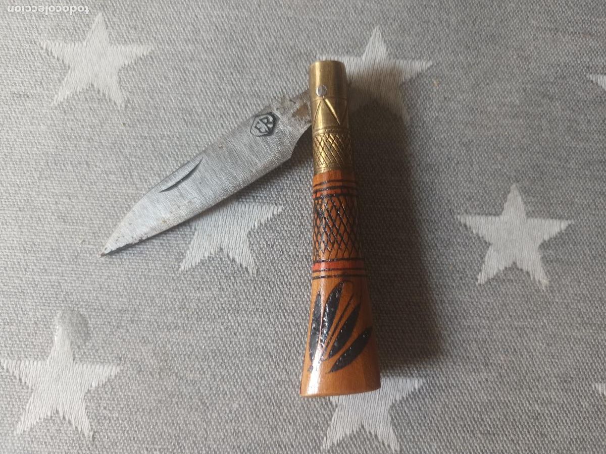 Militaria: PEQUE&Ntilde;A NAVAJA RARA MARCA ARTESANO ER. TARAMUNDI