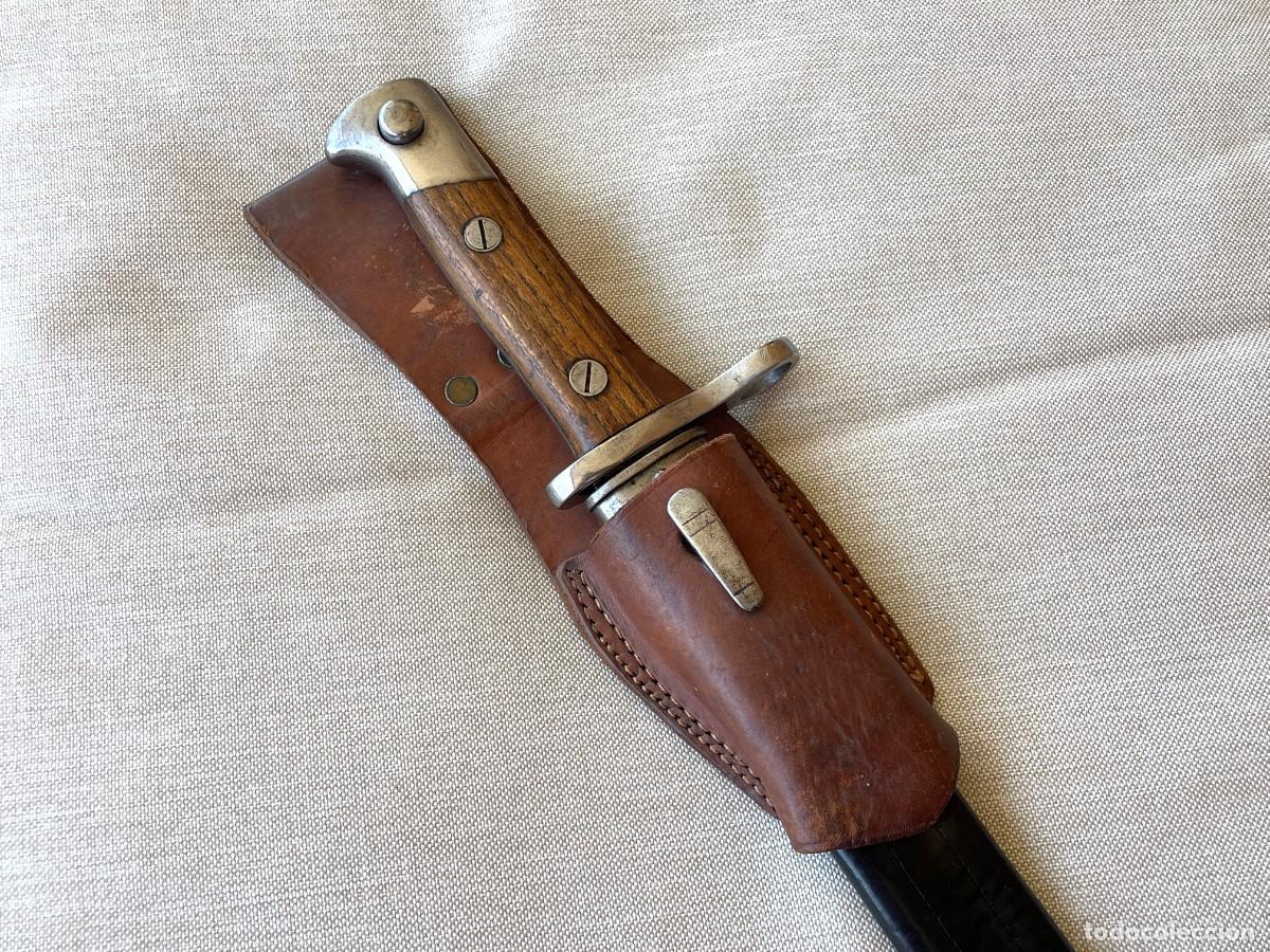 Military Antiques: BAYONETA ESPA&Ntilde;OLA FABRICA NACIONAL DE TOLEDO CON FUNDA Y TAHALI