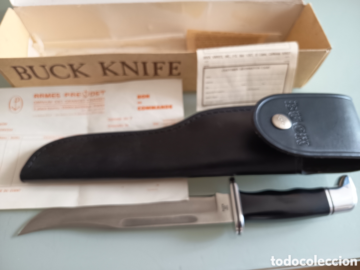 Militaria: Cuchillo buck knife 120