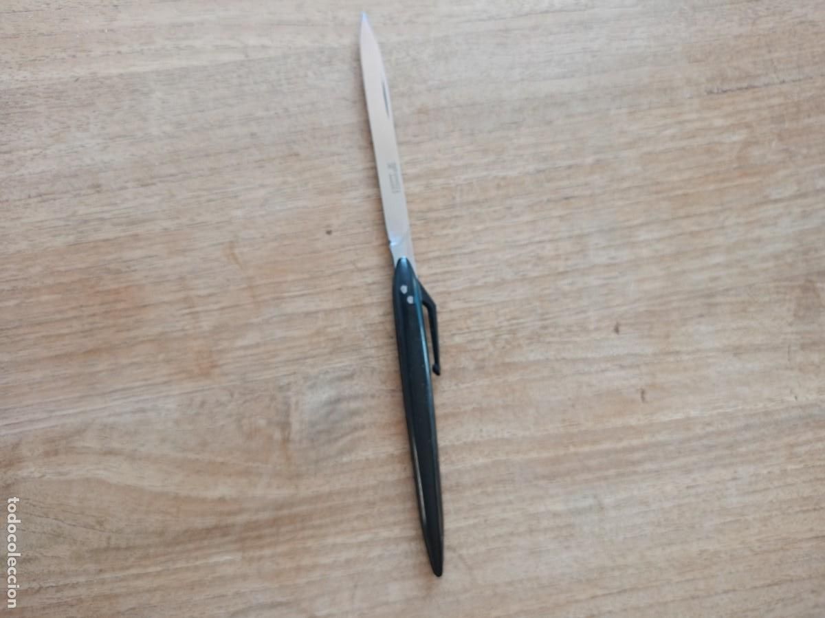 Militaria: NAVAJA DE BOLSILLO G&Oacute;MEZ. ALBACETE. CON CLIP DE BOL&Iacute;GRAFO. A&Ntilde;OS 80.