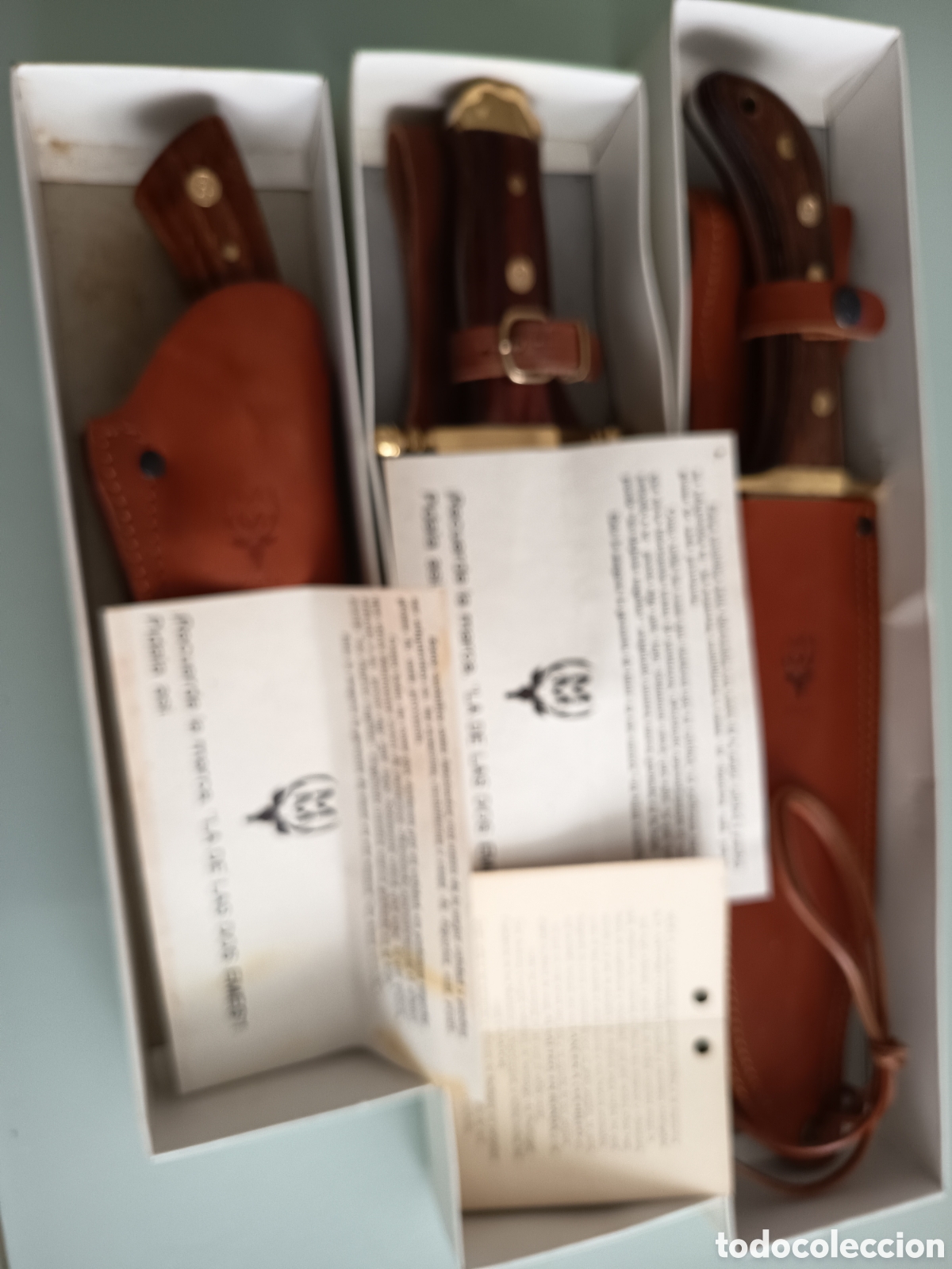 Militaria: Cuchillos muela deportivos lote