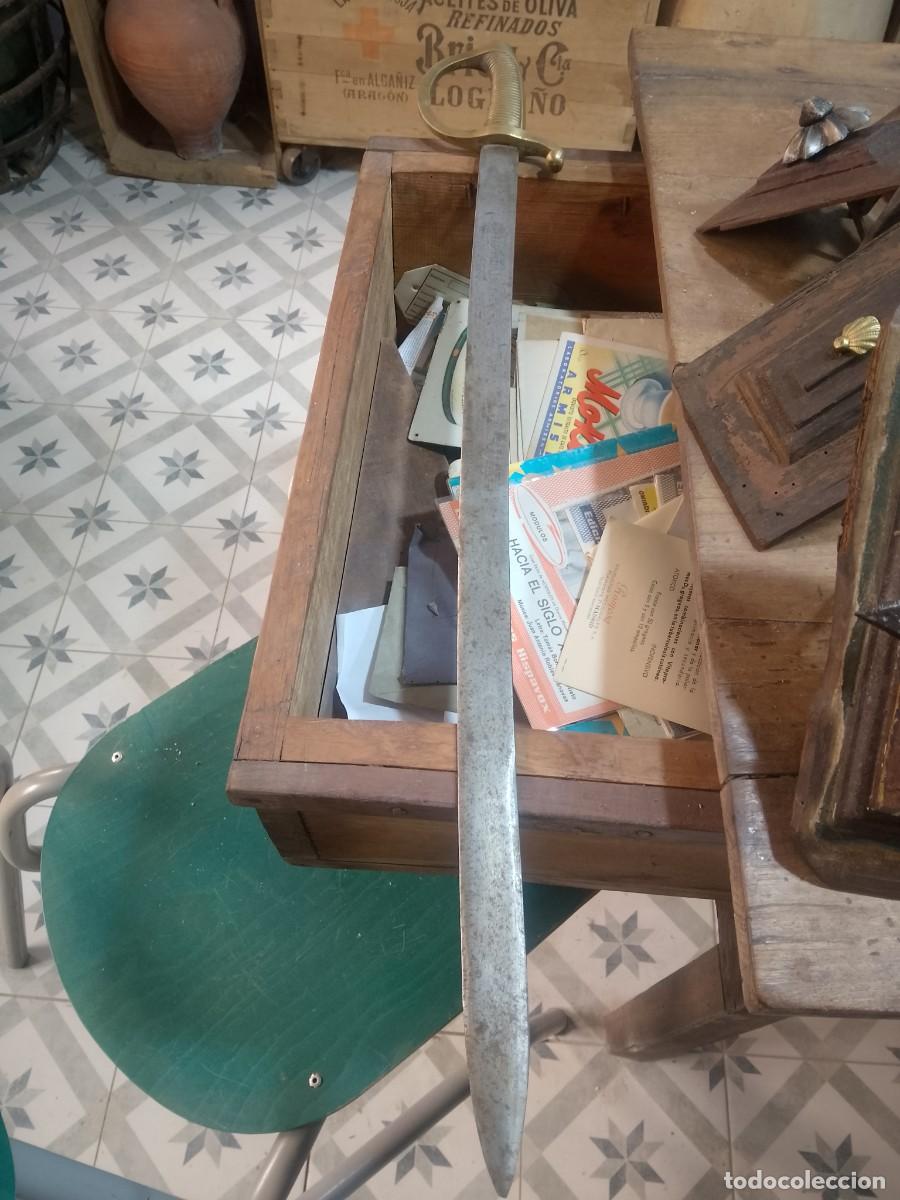 Militaria: Sable de artiller&iacute;a 1840 fabrica de Toledo