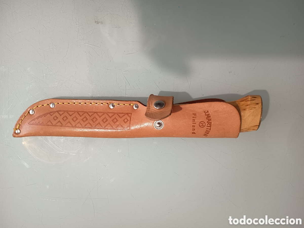 Militaria: Cuchillo antiguo con funda - Foto 2