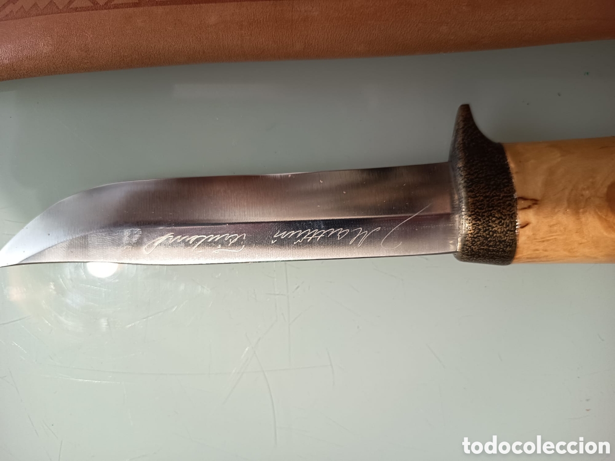 Militaria: Cuchillo antiguo con funda - Foto 3