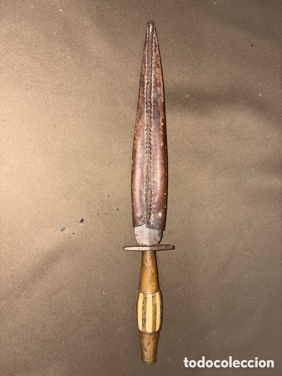 Militaria: Antigua DAGA O CUCHILLO ESPA&Ntilde;OL DE ALBACETE S.XIX *VER FOTOS*