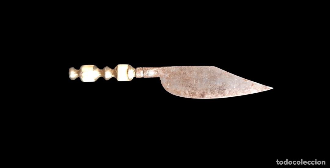 Militaria: (PUB-260415)CUCHILLO DAGA DE ALBACETE DE LOS DENOMINADOS DAMA O PROSTITUTA SIGLO XIX