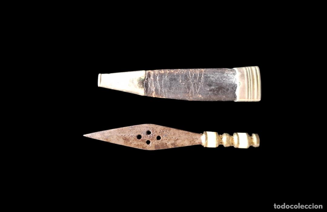 Militaria: (PUB-260419)CUCHILLO DAGA DE ALBACETE DE LOS DENOMINADOS DAMA O PROSTITUTA SIGLO XIX