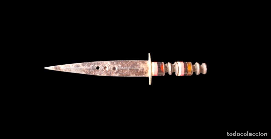 Militaria: (PUB-260421)CUCHILLO DAGA DE ALBACETE DE LOS DENOMINADOS DAMA O PROSTITUTA SIGLO XIX