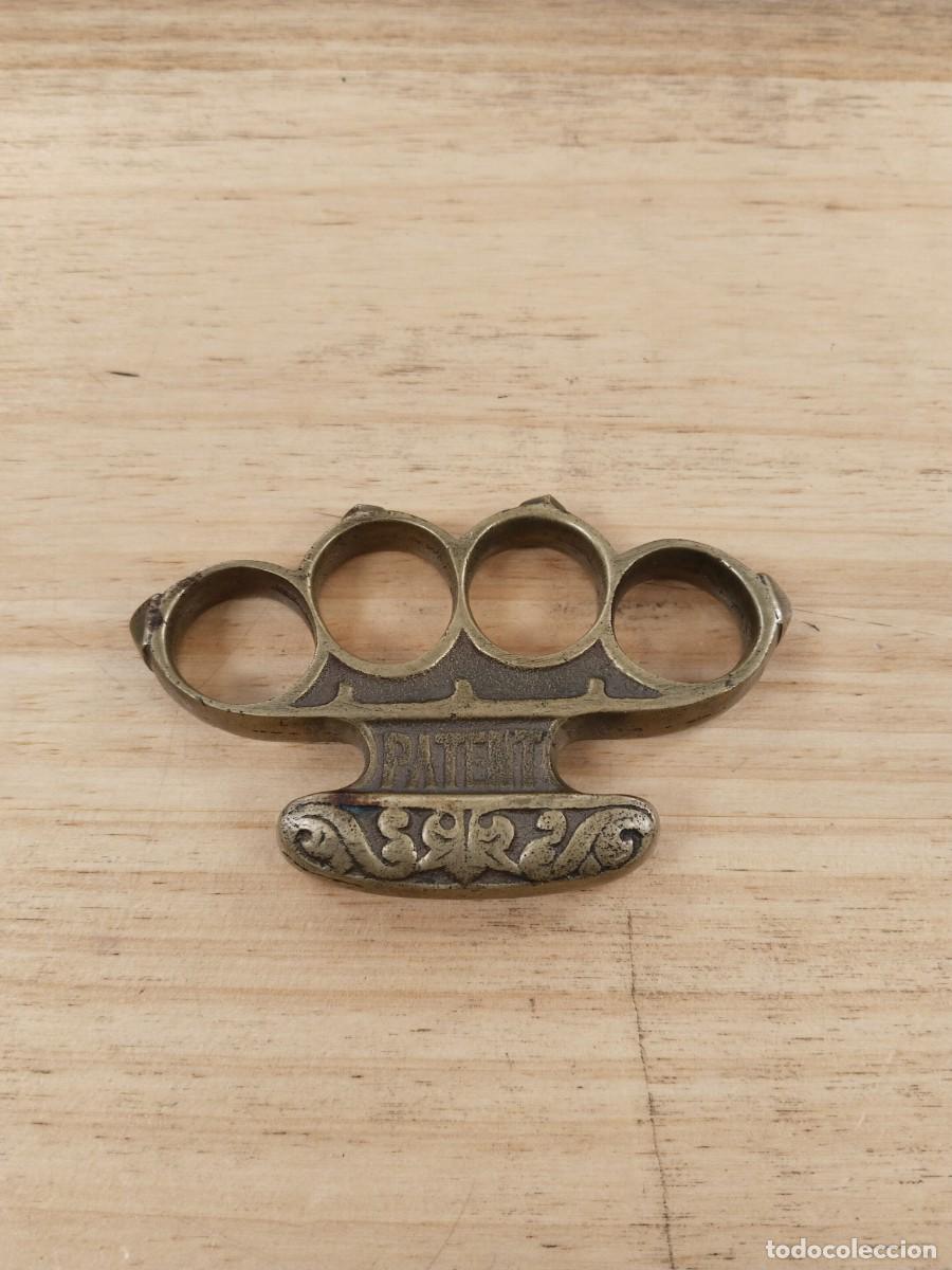 Militaria: Antiguo Pu&ntilde;o Americano Patent Boxer