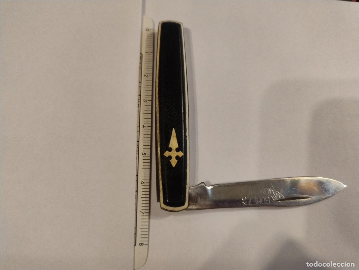 Militaria: ANTIGUA NAVAJA CRUZ DE SANTIAGO PUNTA DE ESPADA ALBACETE GOMEZ INOX