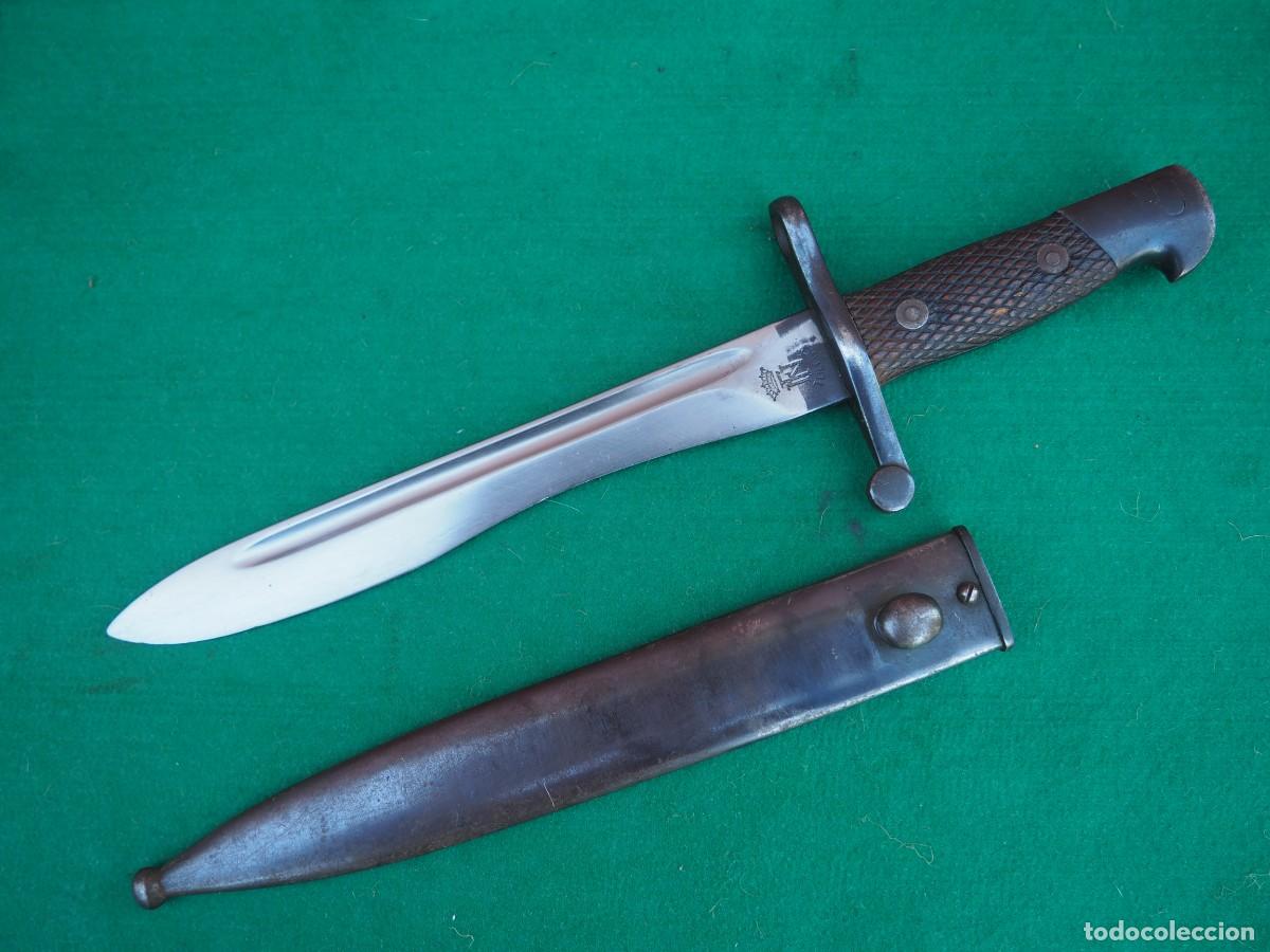 Militaria: Bayoneta Espa&ntilde;ola Modelo 1943 (M43) para Fusil M&aacute;user Excelente estado