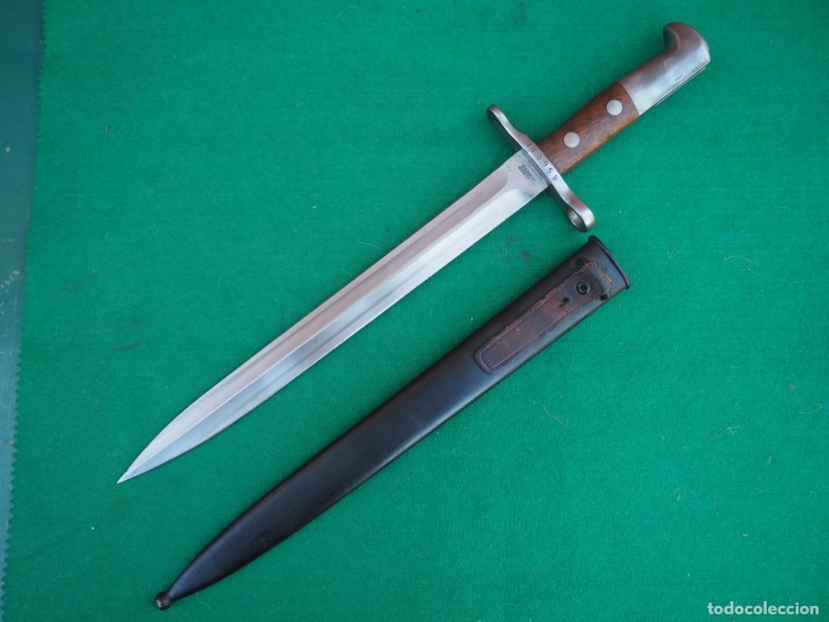 Militaria: Bayoneta Suiza M1918 &ndash; Elsener Schwyz / H&ouml;rster Solingen