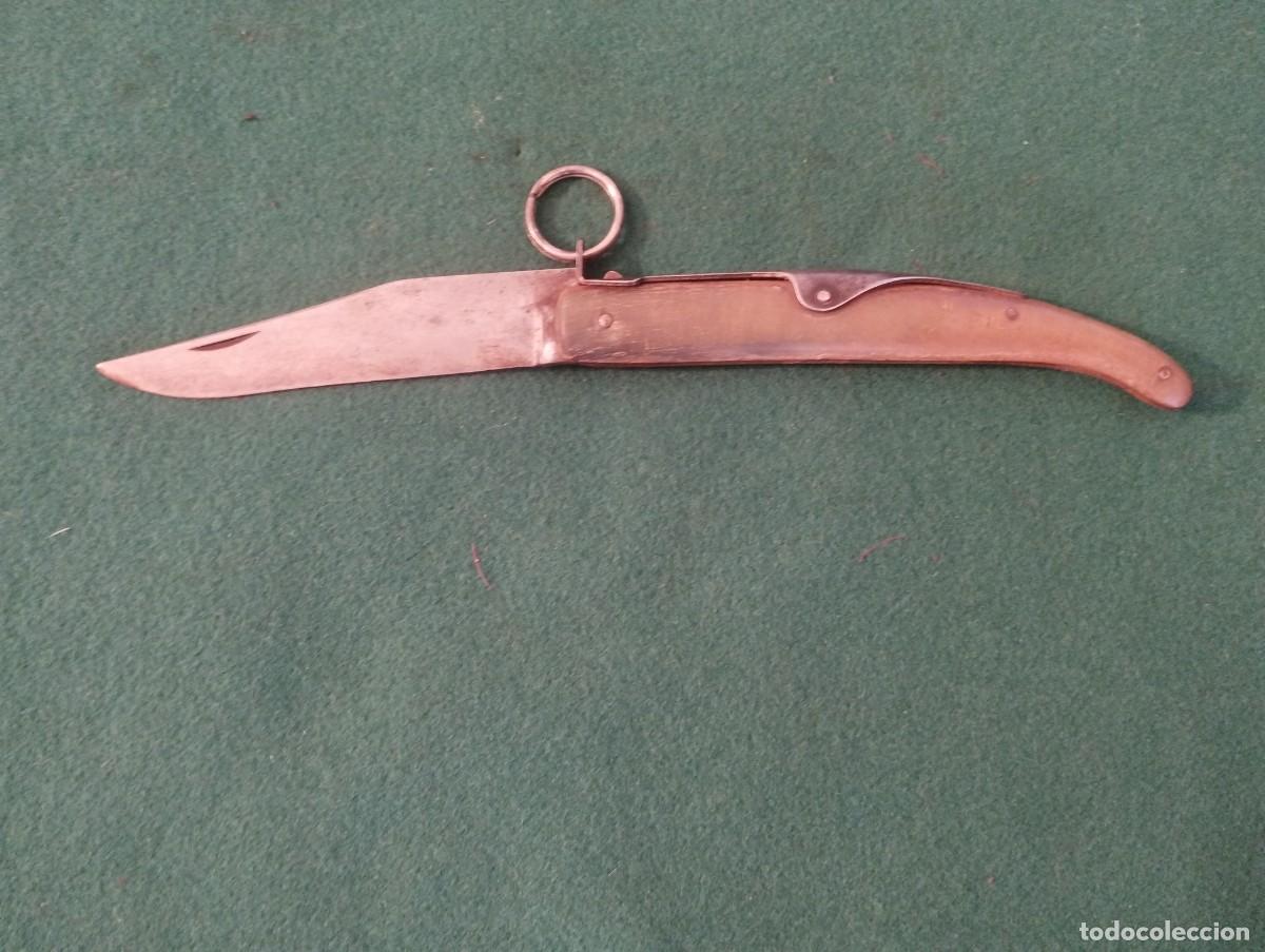 Militaria: Navaja plegable espa&ntilde;ola, tipo albacete